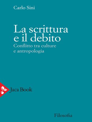 cover image of La scrittura e il debito